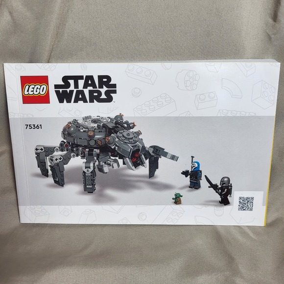Lego Other - LEGO Star Wars 75361 Spider Tank Instruction Manual The Mandalorian Booklet Only